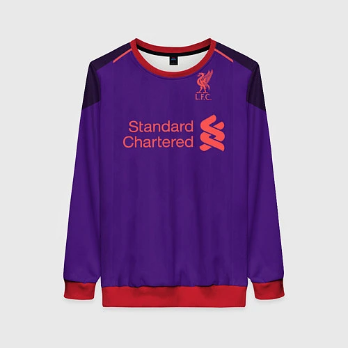 Женский свитшот FC Liverpool Away 18-19 / 3D-Красный – фото 1