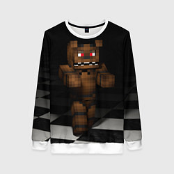 Женский свитшот Minecraft: Freddy FNAF