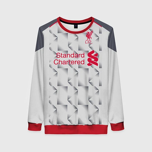 Женский свитшот FC Liverpool Alt 18-19 / 3D-Красный – фото 1