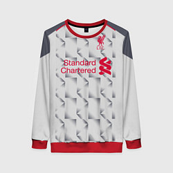 Свитшот женский FC Liverpool Alt 18-19, цвет: 3D-красный