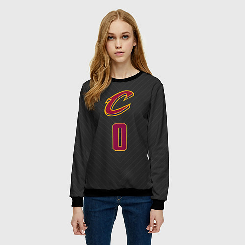 Женский свитшот Cleveland Cavaliers: Kevin Love 0 / 3D-Черный – фото 3