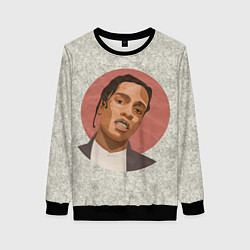 Свитшот женский ASAP Rocky: Runrise, цвет: 3D-черный