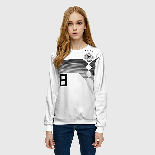 Женский свитшот Kross Home WC 2018 / 3D-Белый – фото 3