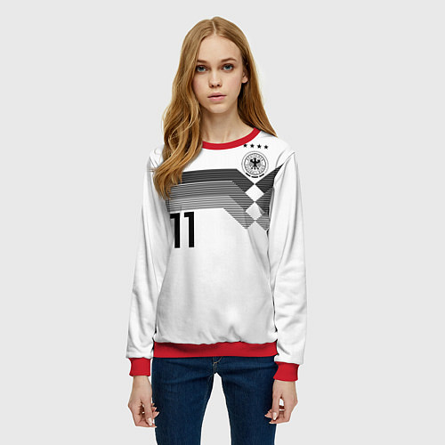 Женский свитшот Reus Home WC 2018 / 3D-Красный – фото 3
