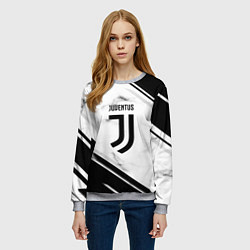 Свитшот женский Juventus, цвет: 3D-меланж — фото 2
