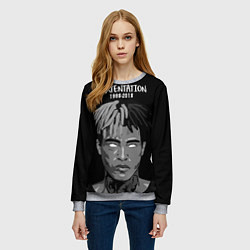 Свитшот женский XXXTentacion: 1998-2018, цвет: 3D-меланж — фото 2