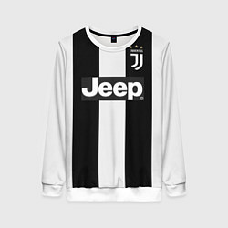 Свитшот женский FC Juventus: Ronaldo Home 18-19, цвет: 3D-белый
