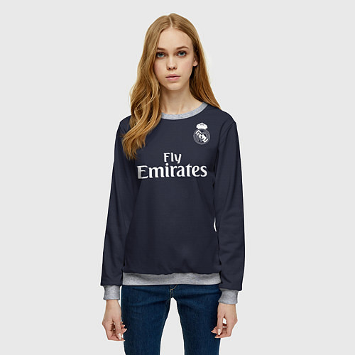 Женский свитшот Modric away 18-19 / 3D-Меланж – фото 3