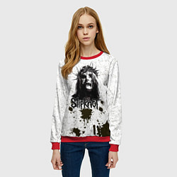 Свитшот женский Slipknot Demon, цвет: 3D-красный — фото 2