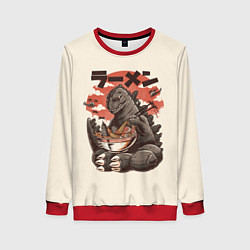 Свитшот женский Godzilla Eat, цвет: 3D-красный