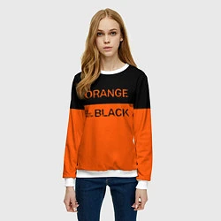 Свитшот женский Orange Is the New Black, цвет: 3D-белый — фото 2