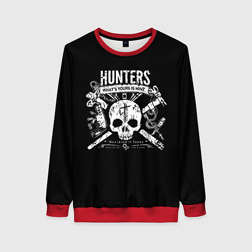 Женский свитшот Hunters: What Yours is Mine / 3D-Красный – фото 1