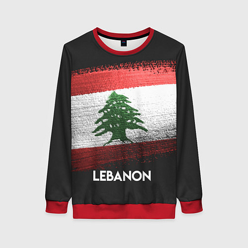 Женский свитшот Lebanon Style / 3D-Красный – фото 1