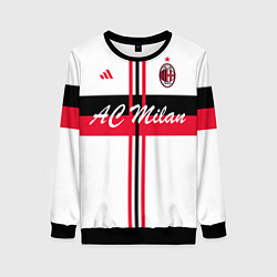 Свитшот женский AC Milan: White Form, цвет: 3D-черный