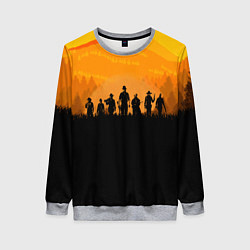 Женский свитшот Red Dead Redemption: Orange Sun