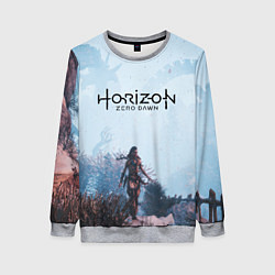 Свитшот женский Horizon Zero Dawn, цвет: 3D-меланж