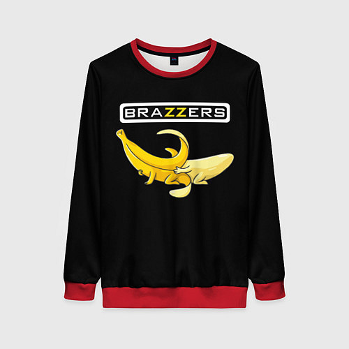 Женский свитшот Brazzers: Black Banana / 3D-Красный – фото 1