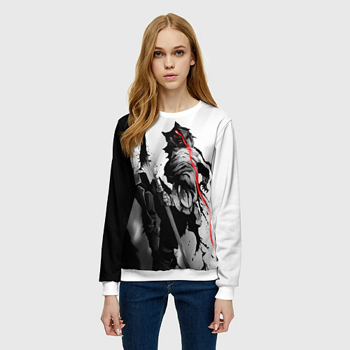 Женский свитшот Убийца Гоблинов / 3D-Белый – фото 3