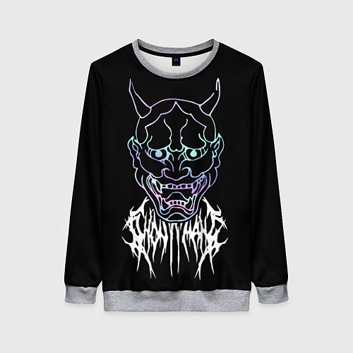 Женский свитшот Ghostemane / 3D-Меланж – фото 1