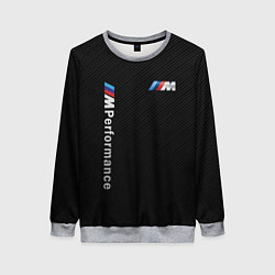 Свитшот женский BMW M PERFORMANCE CARBON КАРБОН, цвет: 3D-меланж