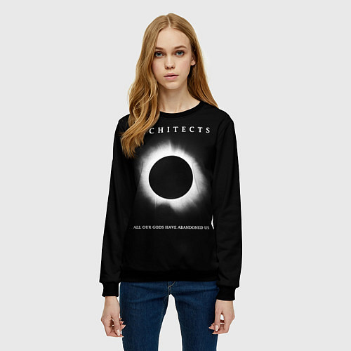 Женский свитшот Architects: Black Eclipse / 3D-Черный – фото 3