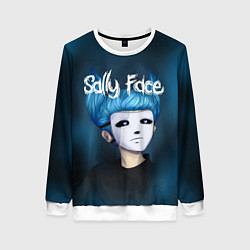 Свитшот женский Sally Face, цвет: 3D-белый