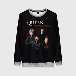 Свитшот женский Queen: Greatests Hits, цвет: 3D-меланж