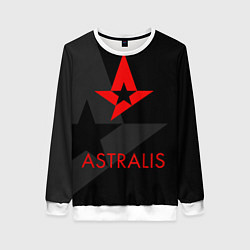 Свитшот женский Astralis: Black Style, цвет: 3D-белый