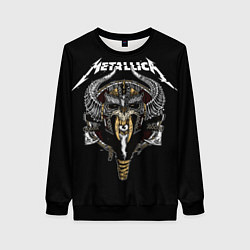 Свитшот женский Metallica: Hard Metal, цвет: 3D-черный