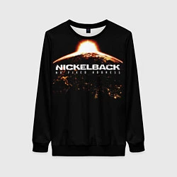 Свитшот женский Nickelback: No Fixed Addres, цвет: 3D-черный