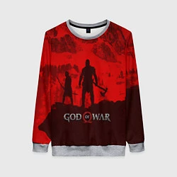 Свитшот женский God of War: Blood Day, цвет: 3D-меланж