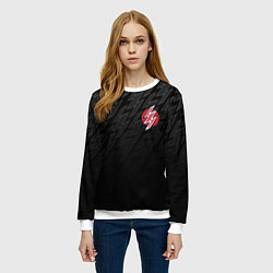 Свитшот женский HENTAI HEAVEN, цвет: 3D-белый — фото 2