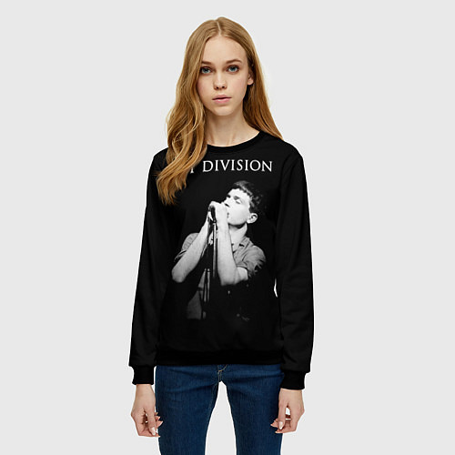 Женский свитшот Joy Division / 3D-Черный – фото 3