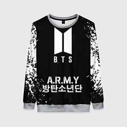 Свитшот женский BTS ARMY, цвет: 3D-меланж