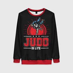Женский свитшот Judo is life