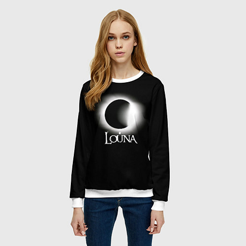 Женский свитшот Louna / 3D-Белый – фото 3
