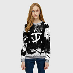 Свитшот женский DOOM THE CRUCIBLE, цвет: 3D-меланж — фото 2