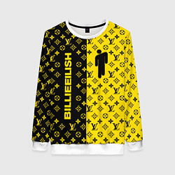 Свитшот женский BILLIE EILISH x LV Yellow, цвет: 3D-белый