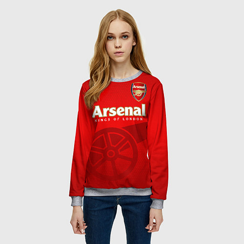 Женский свитшот Arsenal / 3D-Меланж – фото 3
