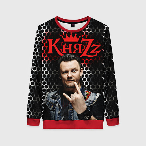 Женский свитшот Князь Анархия спина / 3D-Красный – фото 1