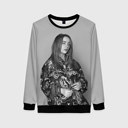 Свитшот женский Billie Eilish, цвет: 3D-черный