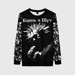 Свитшот женский Король и Шут Анархия спина, цвет: 3D-черный
