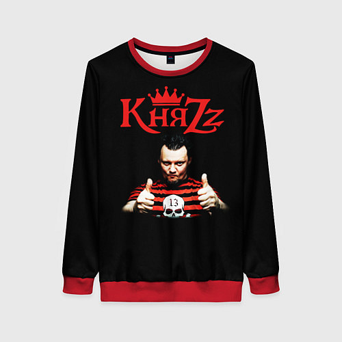 Женский свитшот Князь / 3D-Красный – фото 1