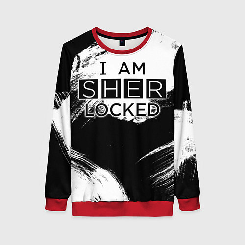 Женский свитшот Sherlock / 3D-Красный – фото 1