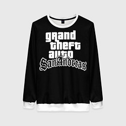 Свитшот женский GTA San Andreas, цвет: 3D-белый