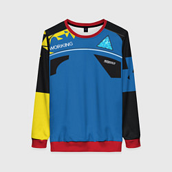 Свитшот женский Detroit:become, цвет: 3D-красный