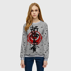 Свитшот женский Синкёкусинкай каратэ - до, цвет: 3D-меланж — фото 2