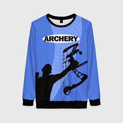 Свитшот женский Archery, цвет: 3D-черный