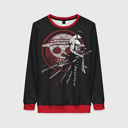 Женский свитшот One Piece / 3D-Красный – фото 1