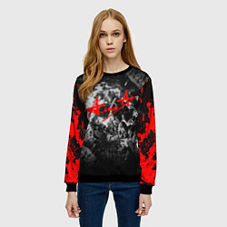Свитшот женский АлисА, цвет: 3D-черный — фото 2
